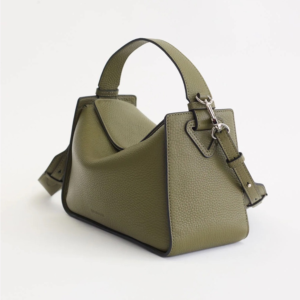 THEHORSE Clementine Bag NWOT in Olive Pebbled Leather - Picture 7 of 16